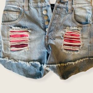 MINKPINK denim shorts size XS